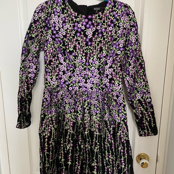 Badgley Mischka - Floral Dress - 10 - Picture 3 of 3
